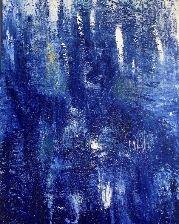 Dancing in the Rain, Acrylic on canvas